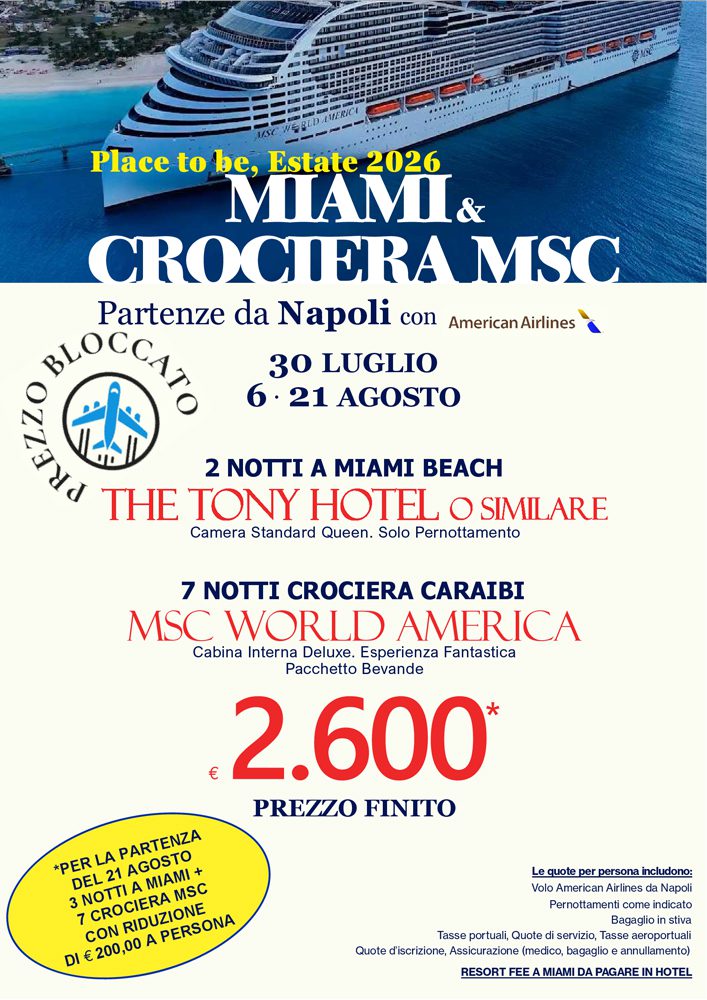 Miami & Crociera Caraibi