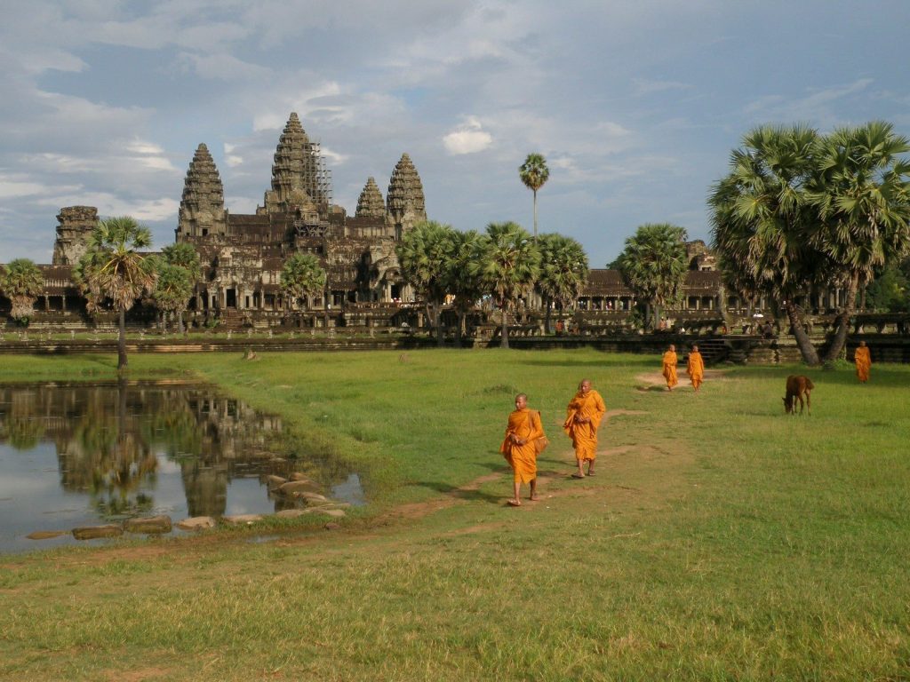 un gruppo in Cambogia