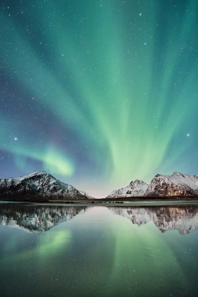 Aurora Boreale montagne